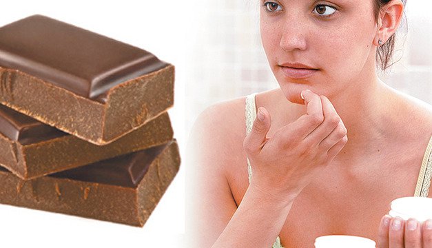 chocolate y la piel 