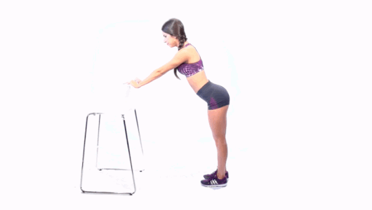 ejercicio glúteo silla 