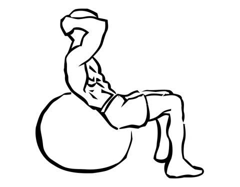 abdominal fitball